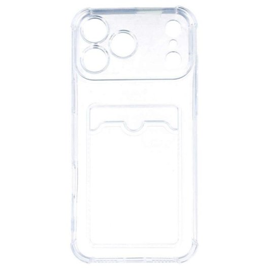 Funda Silicona Cubre Con Tarjetero Para Iphone 17 Pro Max