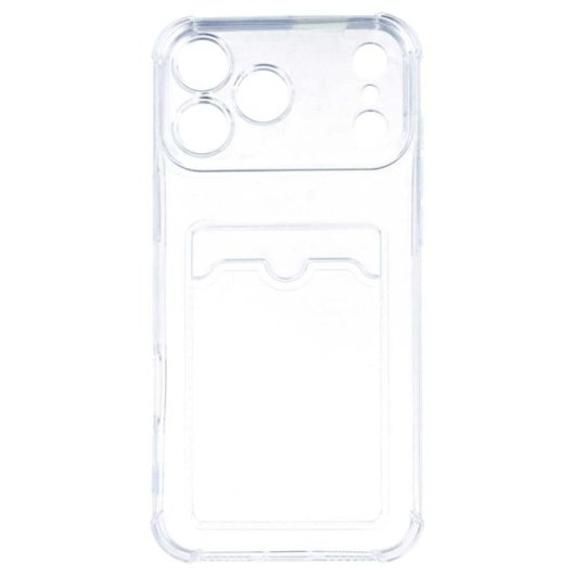 Funda Silicona Cubre Con Tarjetero Para Iphone 17 Pro Max