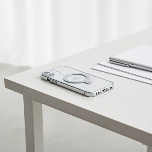 Funda Transparente Compatible Con Magsafe Ring Para Iphone 12