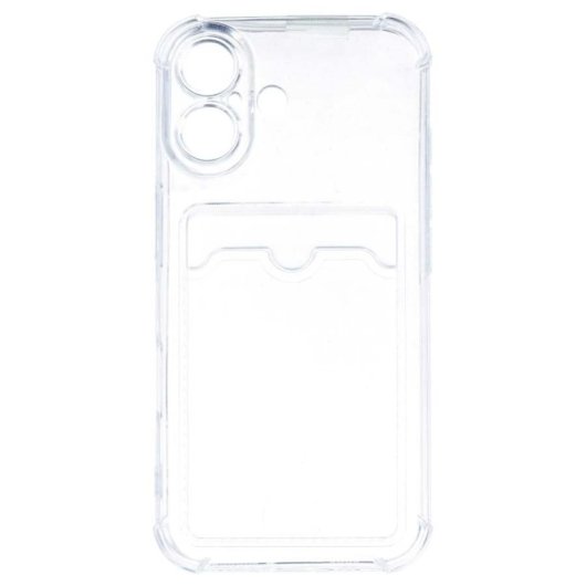 Funda Silicona Cubre Con Tarjetero Para Iphone 17