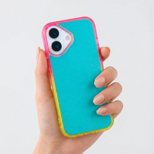 Funda Galaxy Iridiscente Para Iphone 16
