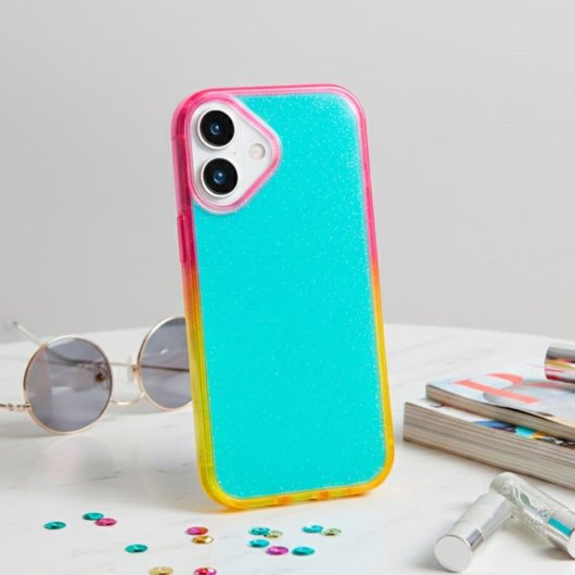 Funda Galaxy Iridiscente Para Iphone 16