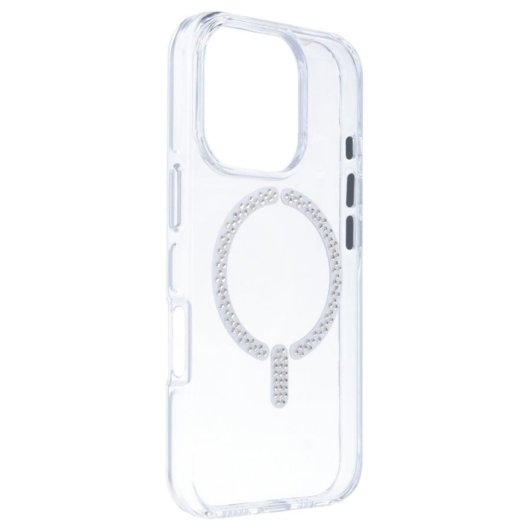Funda Antiyellow Compatible Con Magsafe Con Brillantes Para Iphone 16 Pro