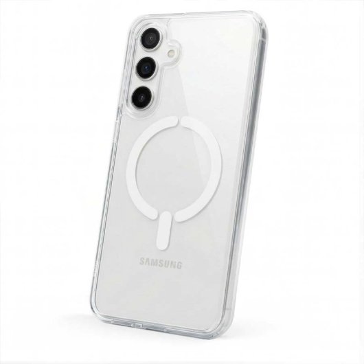 Funda Transparente Logo Compatible Con Magsafe Para Samsung Galaxy A25 5g