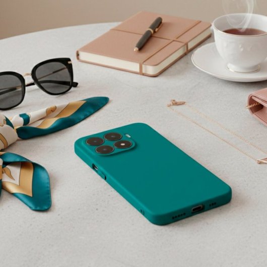 Funda Ultra Suave Con Cubre Cámara Para Xiaomi 15t Pro