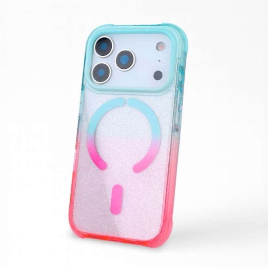 Funda Bumper Reforzada Degradada Compatible Con Magsafe Para Iphone 17 Pro