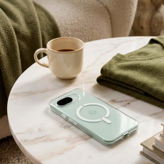 Funda Transparente Logo Compatible Con Magsafe Para Google Pixel 10a