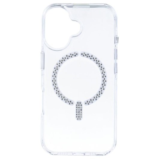 Funda Antiyellow Compatible Con Magsafe Con Brillantes Para Iphone 16 Plus
