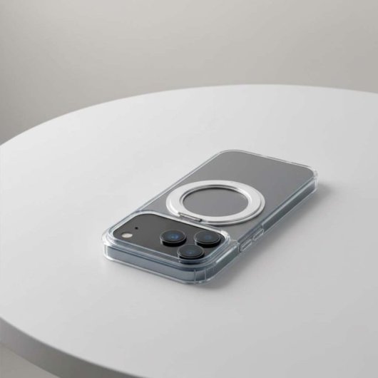 Funda Transparente Compatible Con Magsafe Ring Para Iphone 17 Pro