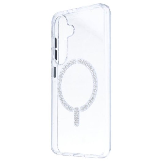 Funda Antiyellow Compatible Con Magsafe Con Brillantes Para Samsung Galaxy S24