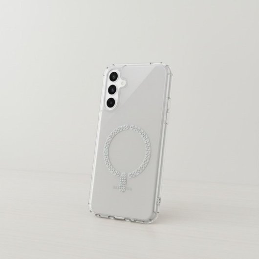 Funda Antiyellow Compatible Con Magsafe Con Brillantes Para Samsung Galaxy S24