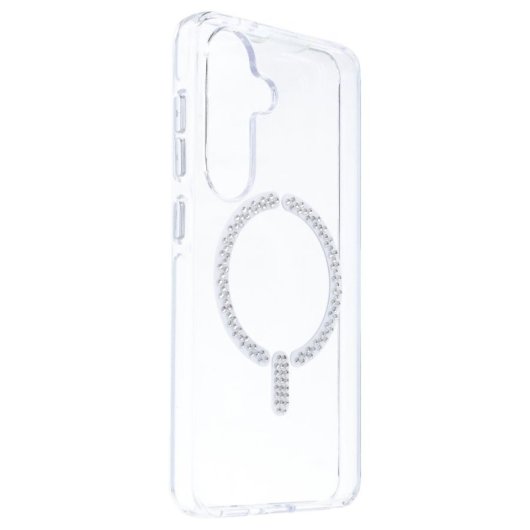 Funda Antiyellow Compatible Con Magsafe Con Brillantes Para Samsung Galaxy S24