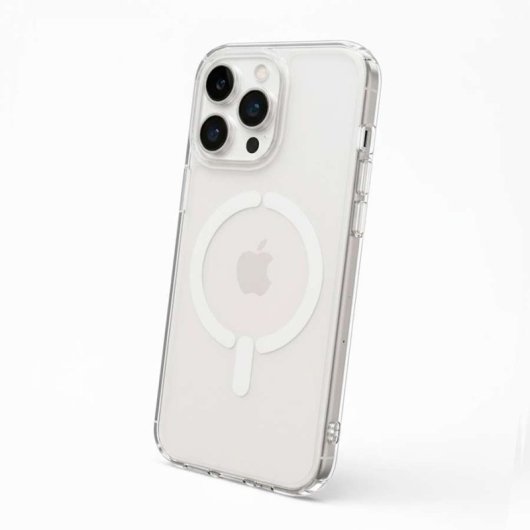 Funda Transparente Logo Compatible Con Magsafe Para Iphone 16 Pro