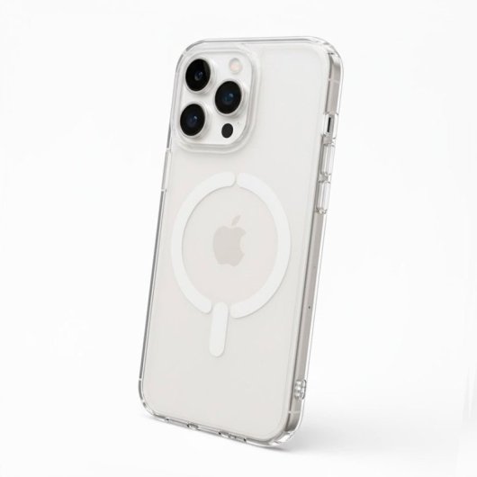 Funda Transparente Logo Compatible Con Magsafe Para Iphone 16 Pro