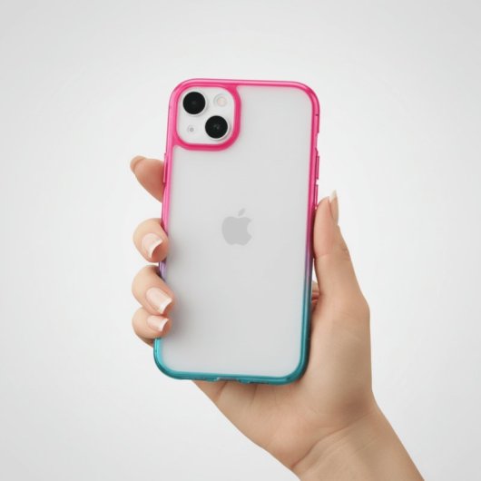 Funda Bumper Reforzada Degradada Para Iphone 15