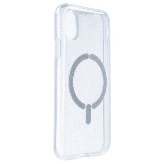 Funda Purpurina Compatible Con Magsafe Para Iphone X