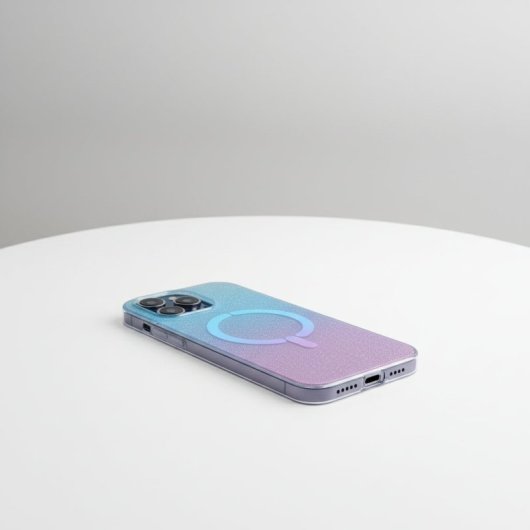 Funda Ring Glitter Compatible Con Magsafe Para Iphone 16 Pro