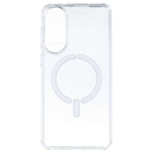 Funda Transparente Logo Compatible Con Magsafe Para Samsung Galaxy S25 Edge