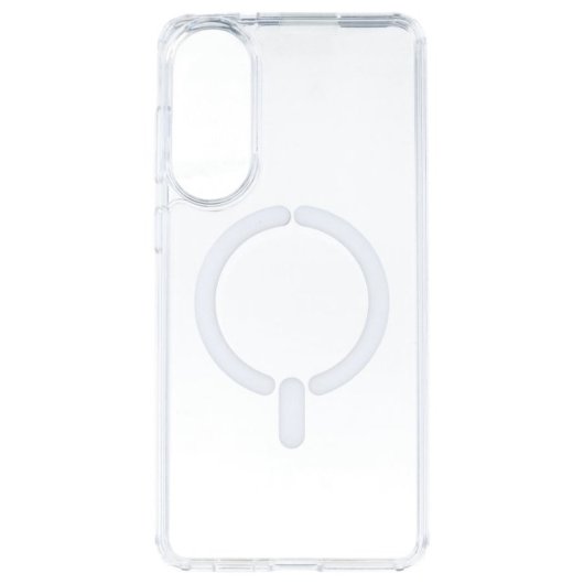 Funda Transparente Logo Compatible Con Magsafe Para Samsung Galaxy S25 Edge