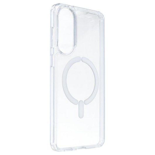 Funda Transparente Logo Compatible Con Magsafe Para Samsung Galaxy S25 Edge