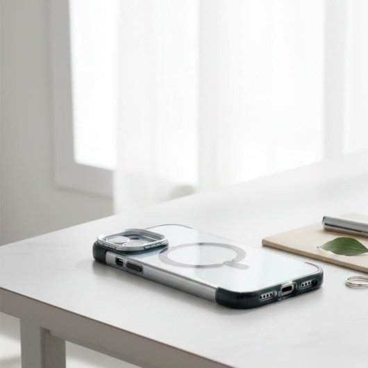 Funda Cam Holder Antiyellow Compatible Con Magsafe Para Iphone 17