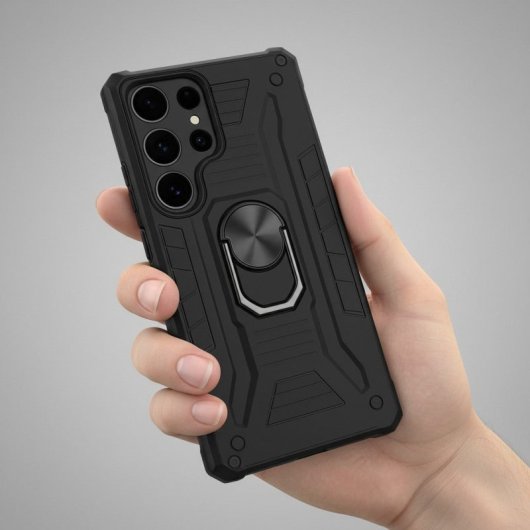 Funda Blindaje Con Anillo Para Samsung Galaxy S25 Ultra