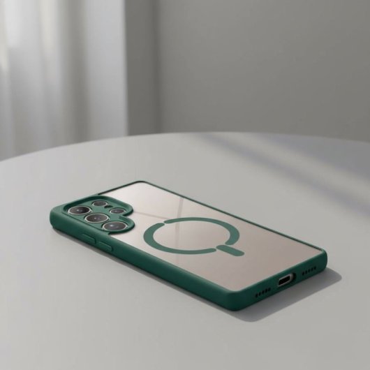 Funda Bumper Compatible Con Magsafe Con Cubre Cámara Para Samsung Galaxy S22 Ultra