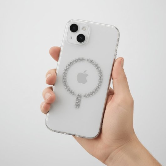 Funda Antiyellow Compatible Con Magsafe Con Brillantes Para Iphone 13