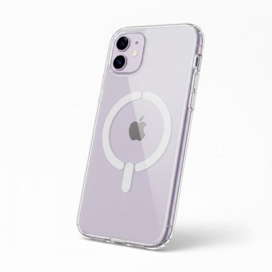 Funda Transparente Logo Compatible Con Magsafe Para Iphone 11
