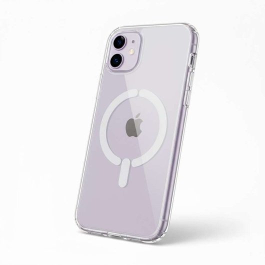 Funda Transparente Logo Compatible Con Magsafe Para Iphone 11