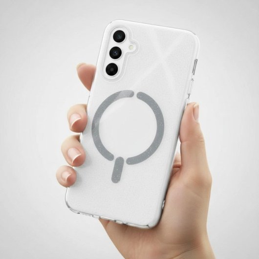 Funda Purpurina Compatible Con Magsafe Para Samsung Galaxy S24 Plus