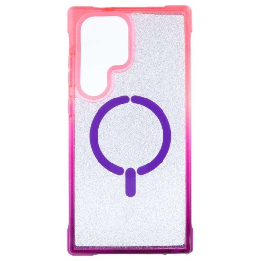 Funda Bumper Reforzada Degradada Compatible Con Magsafe Para Samsung Galaxy S22 Ultra