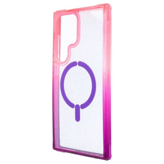 Funda Bumper Reforzada Degradada Compatible Con Magsafe Para Samsung Galaxy S22 Ultra