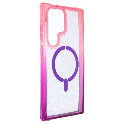 Funda Bumper Reforzada Degradada Compatible Con Magsafe Para Samsung Galaxy S22 Ultra