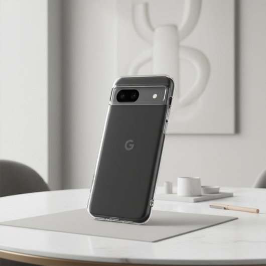 Funda Silicona Transparente Para Google Pixel 8a