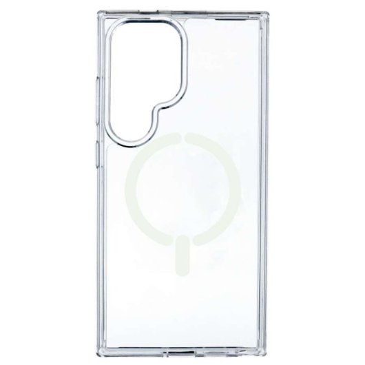 Funda Transparente Logo Compatible Con Magsafe Para Samsung Galaxy S24 Ultra