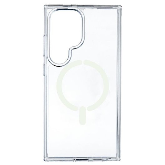 Funda Transparente Logo Compatible Con Magsafe Para Samsung Galaxy S24 Ultra