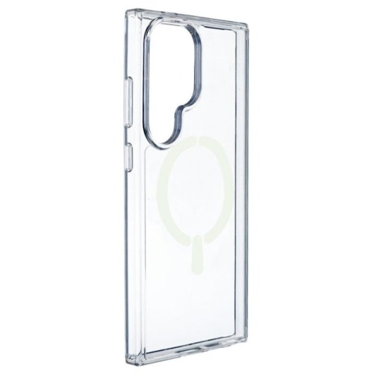 Funda Transparente Logo Compatible Con Magsafe Para Samsung Galaxy S24 Ultra