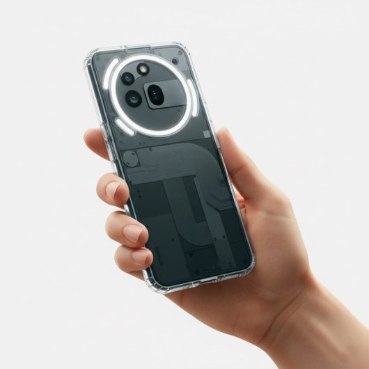 Funda Silicona Transparente Para Nothing Phone 3a Pro
