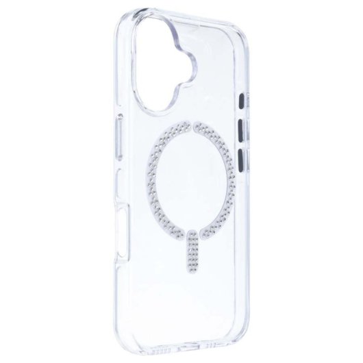 Funda Antiyellow Compatible Con Magsafe Con Brillantes Para Iphone 16