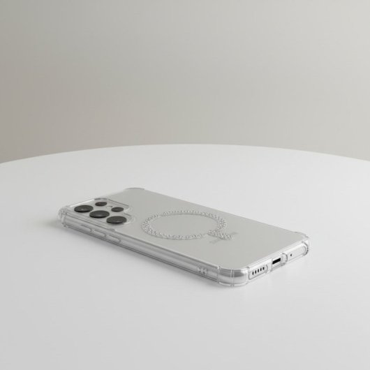 Funda Antiyellow Compatible Con Magsafe Con Brillantes Para Samsung Galaxy S24 Ultra