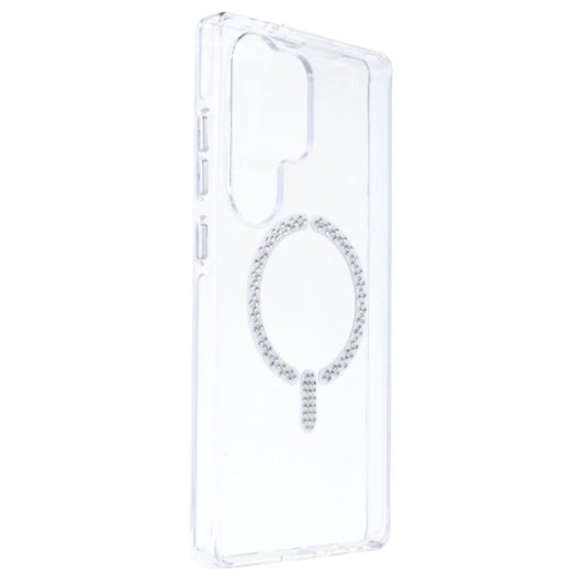 Funda Antiyellow Compatible Con Magsafe Con Brillantes Para Samsung Galaxy S24 Ultra