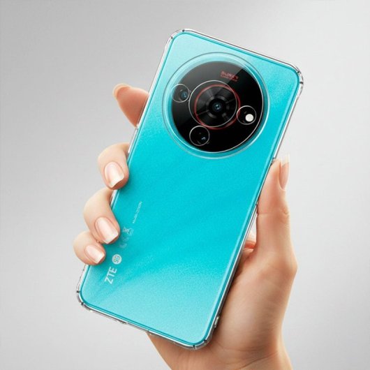 Funda Silicona Transparente Para Zte Blade A76 5g