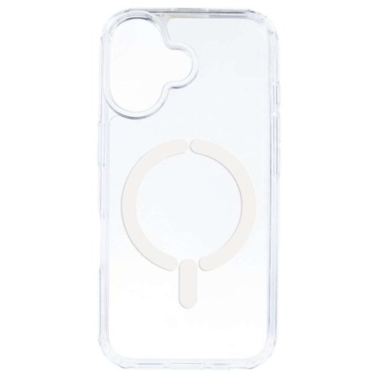Funda Transparente Logo Compatible Con Magsafe Para Iphone 16 Plus