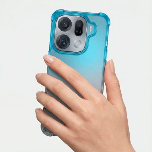 Funda Bumper Reforzada Degradada Para Oppo Find X9 Pro