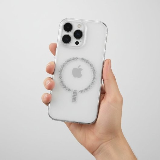 Funda Antiyellow Compatible Con Magsafe Con Brillantes Para Iphone 13 Pro