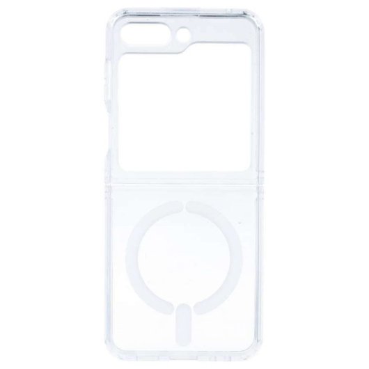 Funda Transparente Logo Compatible Con Magsafe Para Samsung Galaxy Z Flip 5