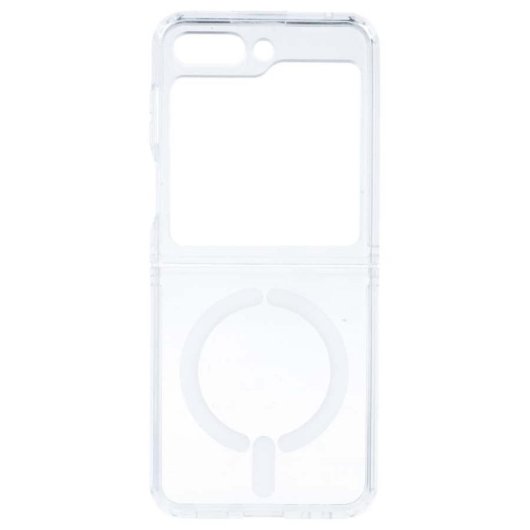 Funda Transparente Logo Compatible Con Magsafe Para Samsung Galaxy Z Flip 5