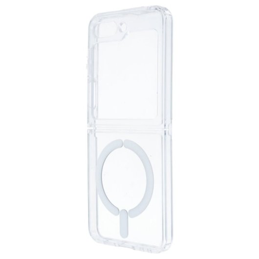 Funda Transparente Logo Compatible Con Magsafe Para Samsung Galaxy Z Flip 5