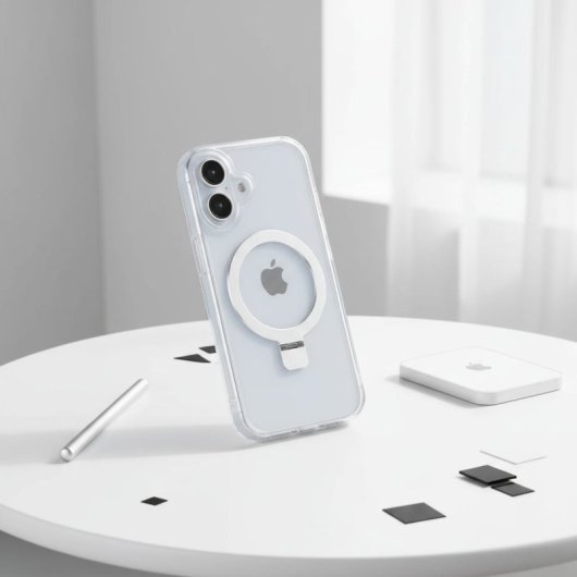 Funda Transparente Compatible Con Magsafe Ring Para Iphone 16